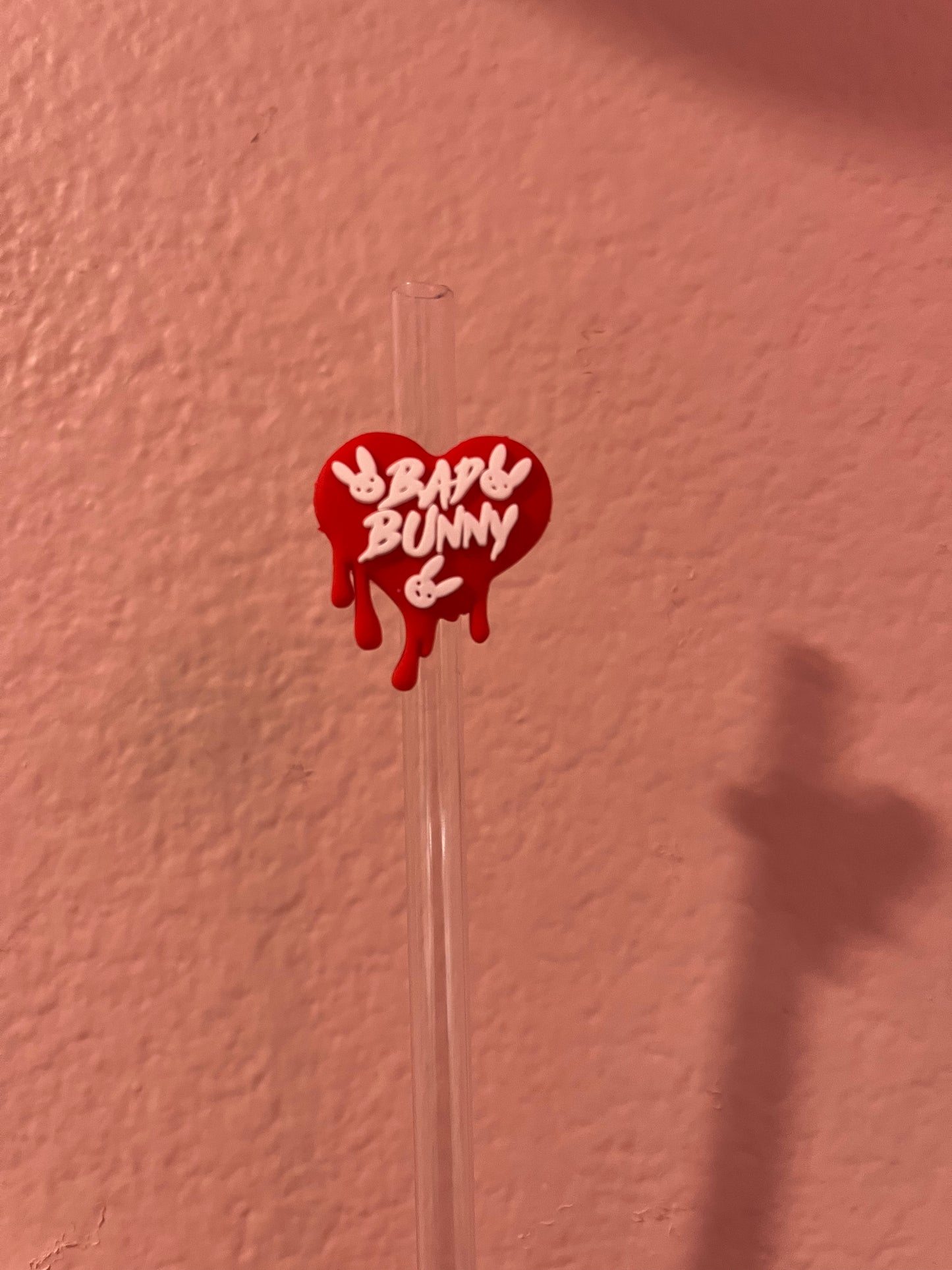 Bad Bunny Drip Straw Topper