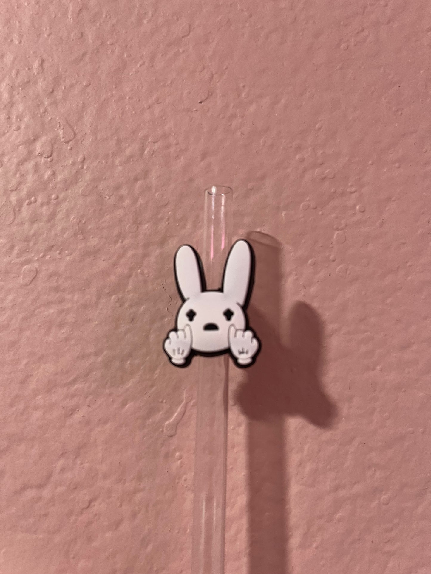 Bad Bunny Ojitos Straw Topper